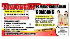 LOWONGAN PAMONG KALURAHAN 